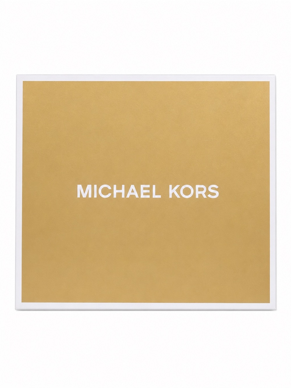 Michael Kors Empty Gift Box Magnetic Closure Gold 12” x 9” x 4”